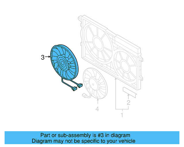 Fan Assembly 3C0-959-455-F - View 7