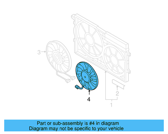 Fan & Motor 1K0-959-455-ET - View 9
