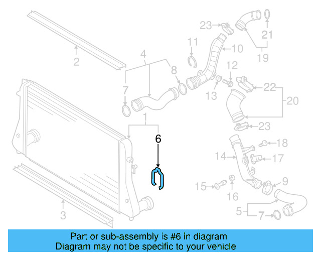 Pressure Hose Retainer Clip 1K0-145-769-D - View 11