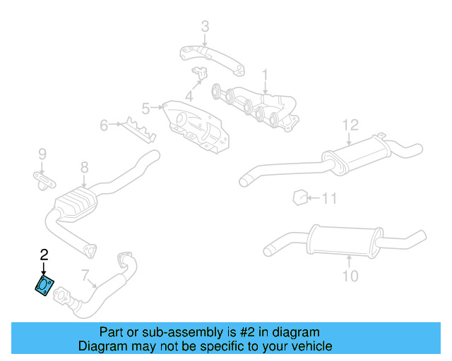 Gasket 028-129-589-B - View 4