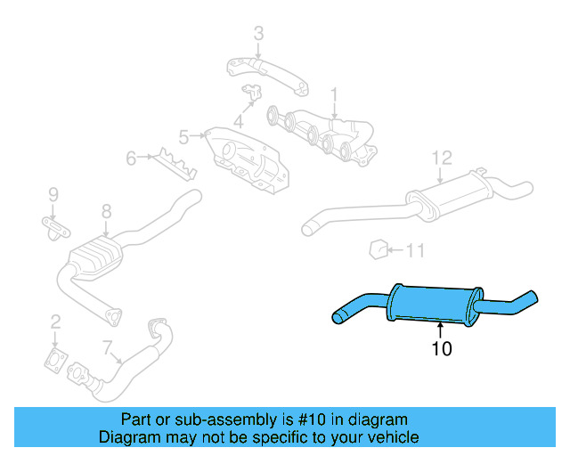Muffler 074-253-409-C - View 3