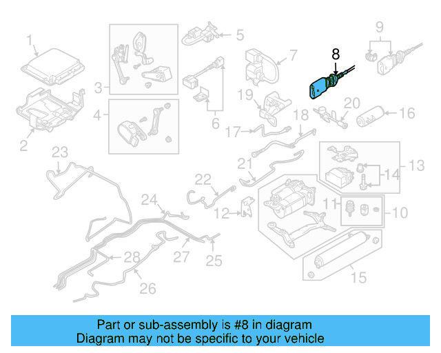 Suspension Solenoid 7L6-998-753