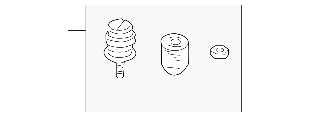 Air Compressor Mount Kit 7L0-698-853-A