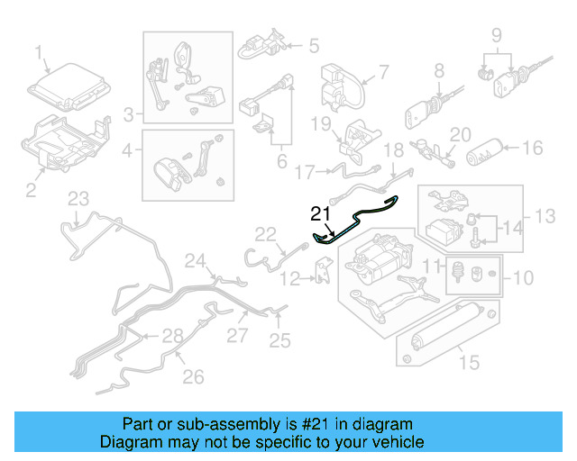 Pressure Pipe 7L0-616-705-B - View 7
