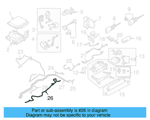 Air Pipe 7L0-616-706 - View 6
