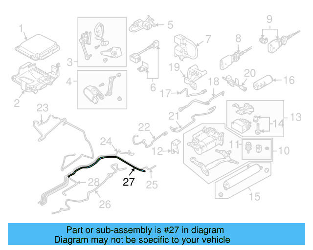 Air Pipe 7L0-616-766 - View 8