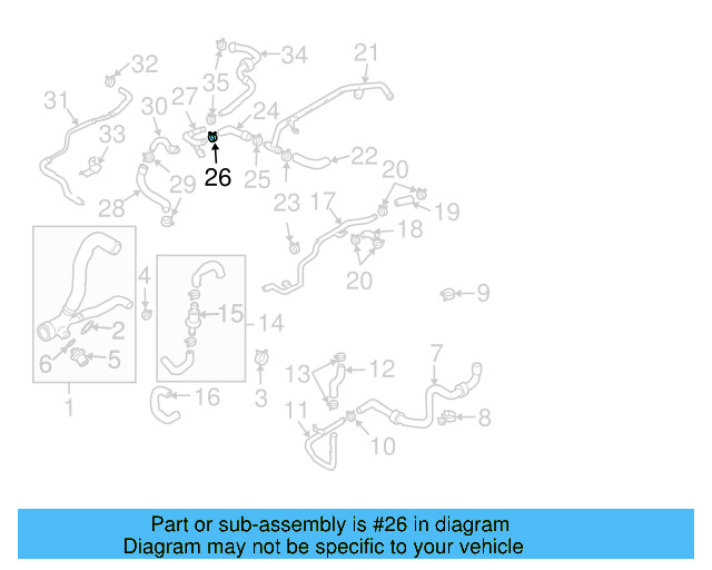 Reservoir Hose Clamp N-906-869-02 - View 145