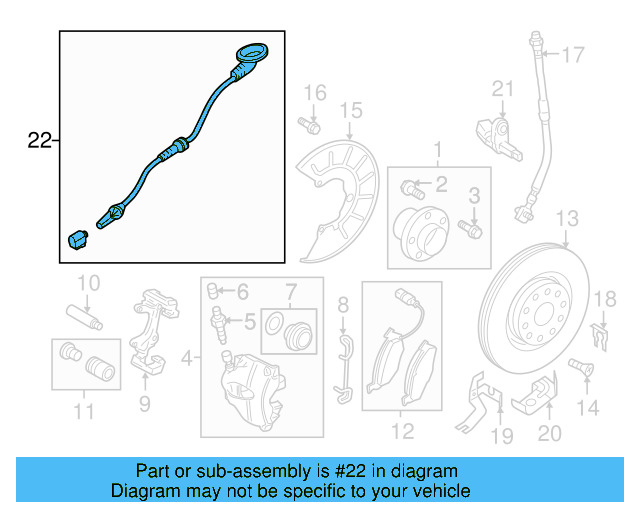 ABS Sensor Wire 5C0-927-903-B - View 5