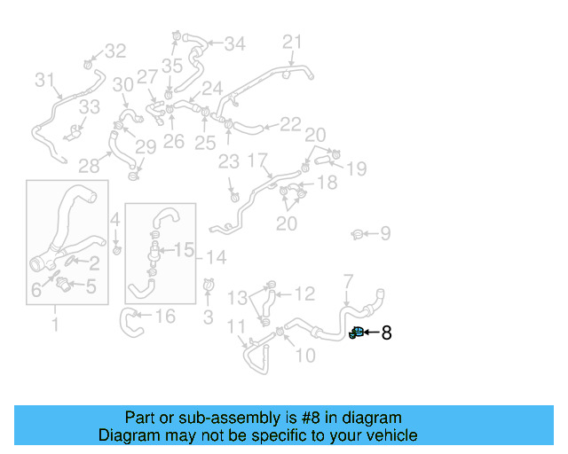 Water Hose Bracket N-104-508-01 - View 6