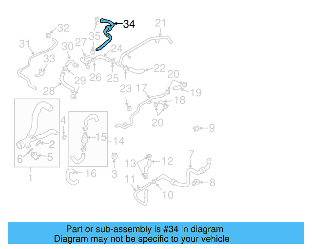 Overflow Hose 7L6-121-109-H - View 3