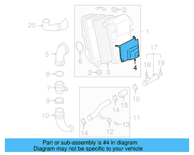 Heat Shield 7L0-129-968 - View 5