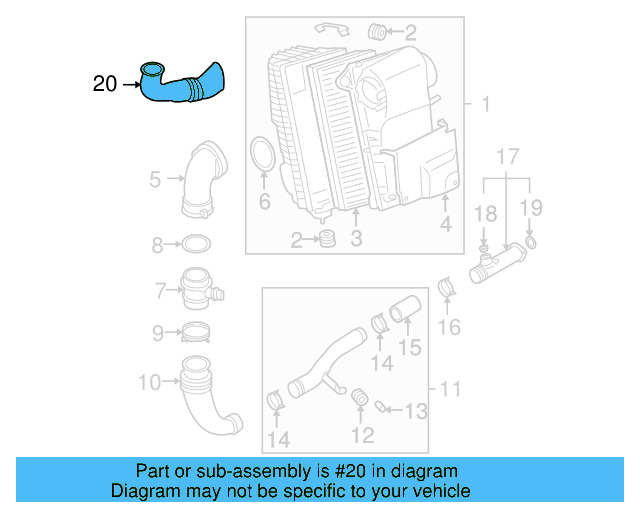 Intake Hose 7L6-128-628-B - View 6