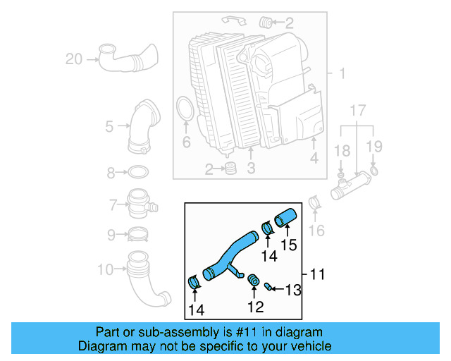 Intake Hose 7L6-128-628-B - View 8