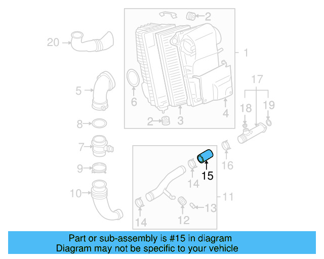 Intake Hose 7L6-128-628-B - View 7