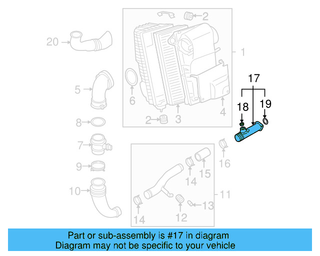 Intake Tube 07Z-129-654-C - View 7