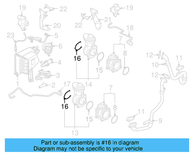 Pressure Reg Retainer Clip 1J0-145-769-C - View 9