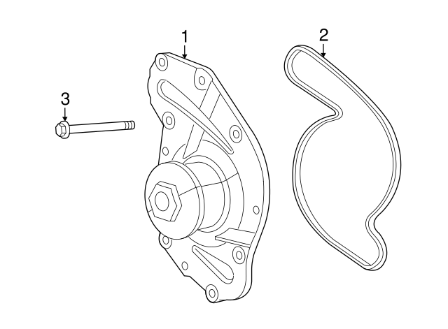 Water Pump Bolt WHT-005-700 - View 2