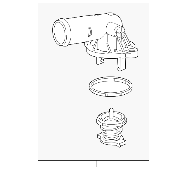 Thermostat Housing 7B0-121-111-B - View 2
