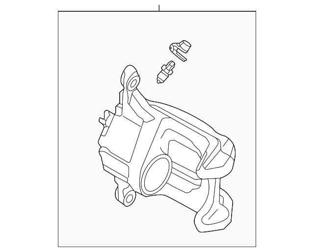 Disc Brake Caliper 1EA-615-124-B