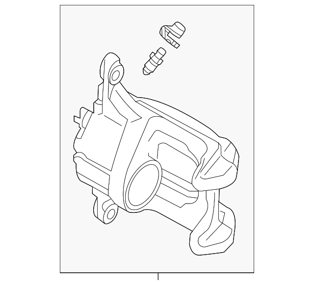 Disc Brake Caliper 1EA-615-123-B