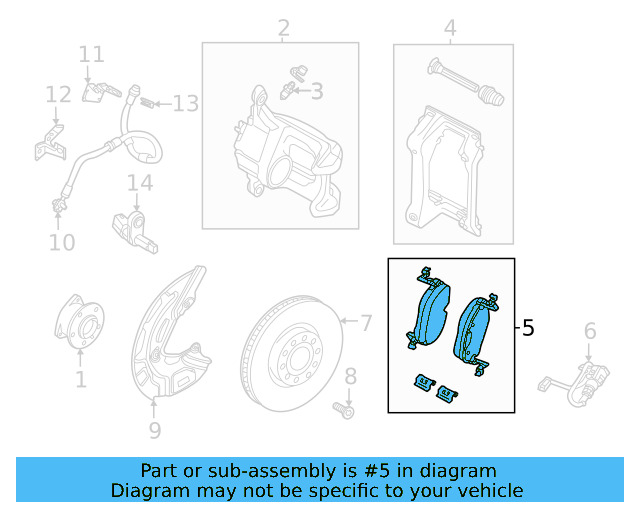 Brake Lining 1EA-698-151-D - View 3