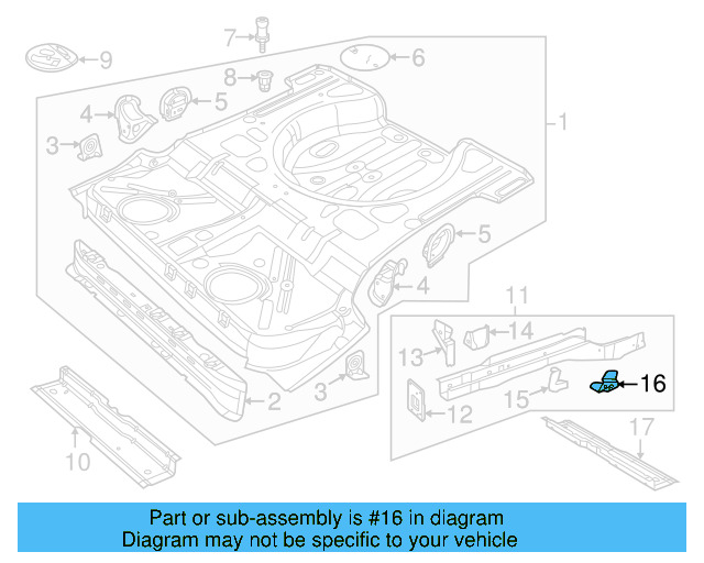 Retainer Plate 1K0-611-791-A - View 9