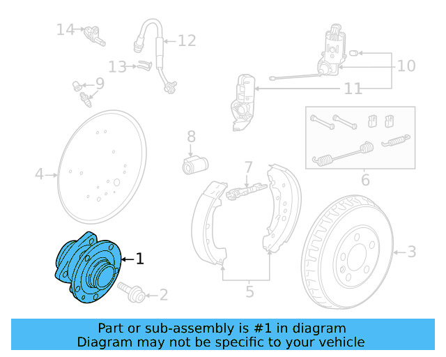 Hub Assembly 3QF-407-621-G - View 5