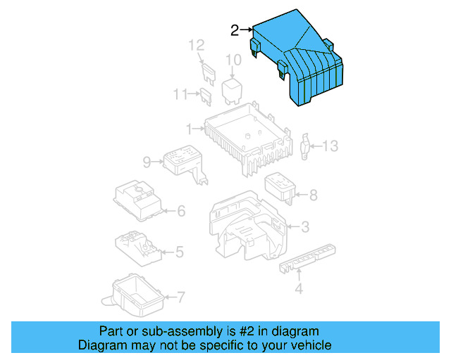 Fuse Box Cover 1K0-937-132-F - View 14