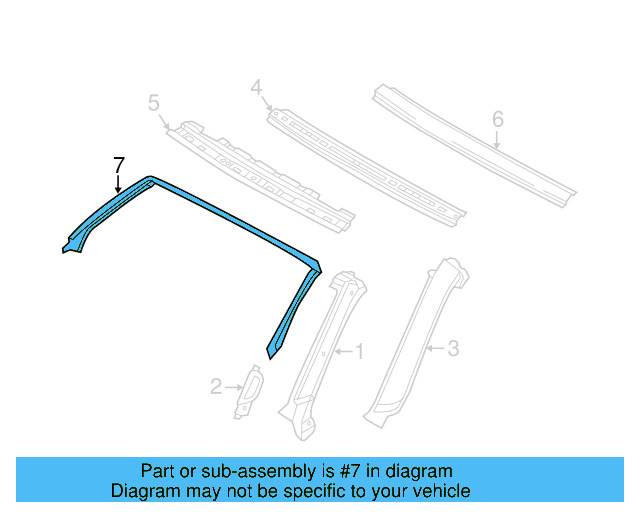 Weatherstrip 5C3-871-409-C-5AP