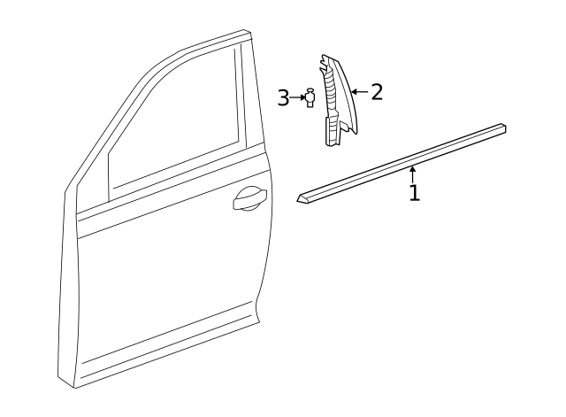 Door Mirror Trim Ring 17A-857-601-9B9 - View 3