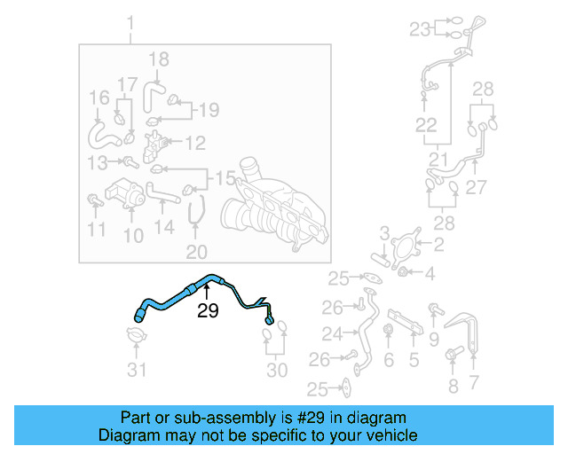 Oil Return Line 06H-145-735-G - View 19