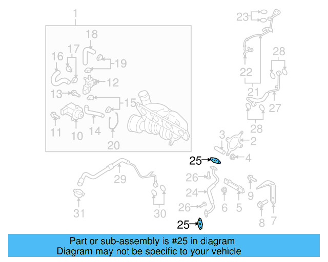 Oil Inlet Tube O N-013-851-4 - View 20