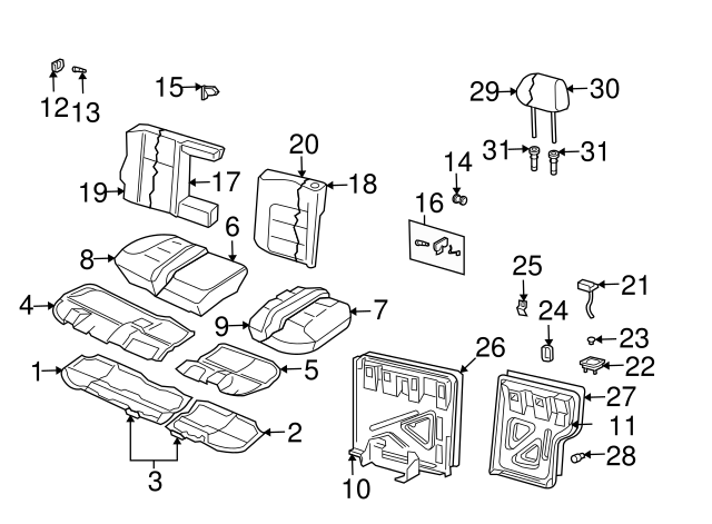 Cap Retainer 1J0-858-849 - View 14
