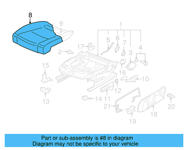Seat Cover 1Q0-881-405-CS-UFK - View 6