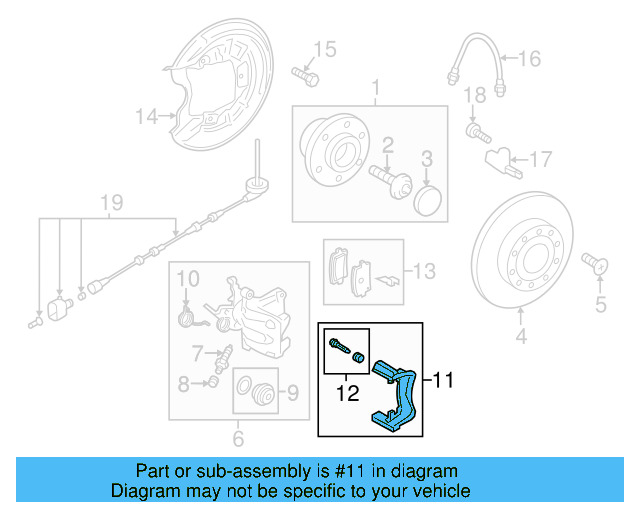 Caliper Mount 5QM-615-426-A
