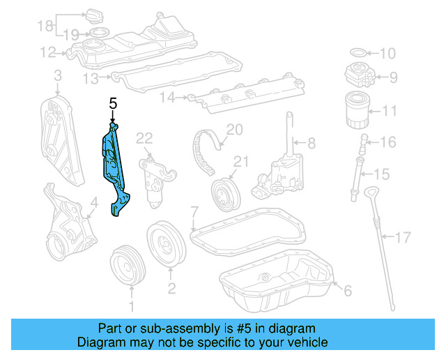 Inner Timing Cover 048-109-129 - View 4