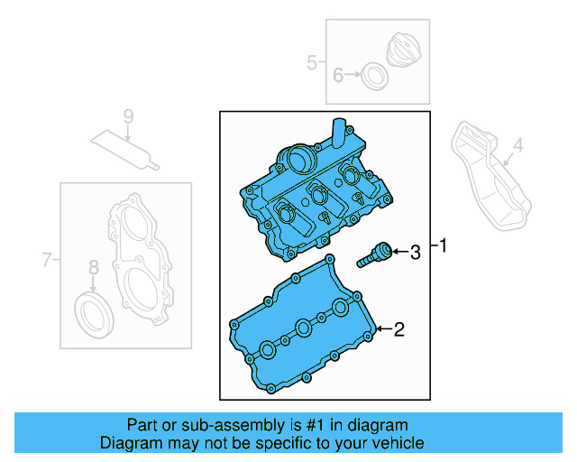 Valve Cover 06E-103-472-N - View 3