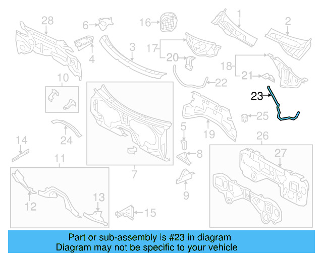 Sound Absorber 7P0-863-983-E