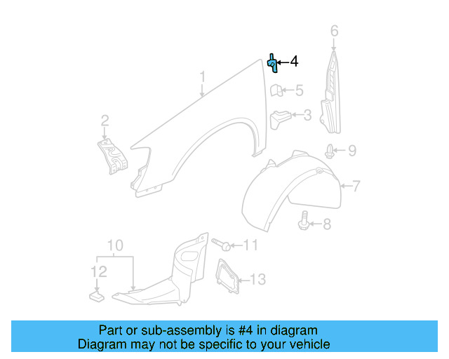 Fender Liner U N-909-591-01 - View 35