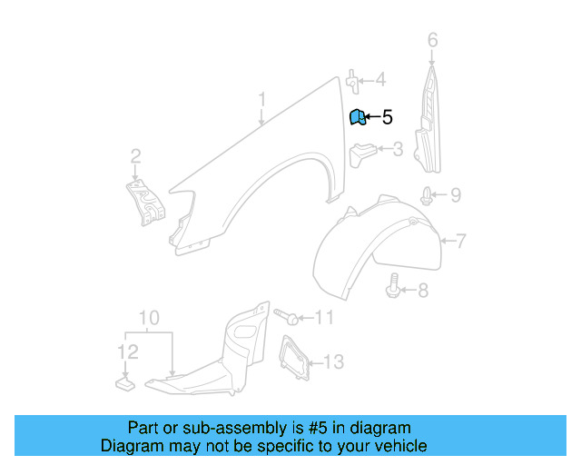 Center Bracket 3C0-810-423 - View 5