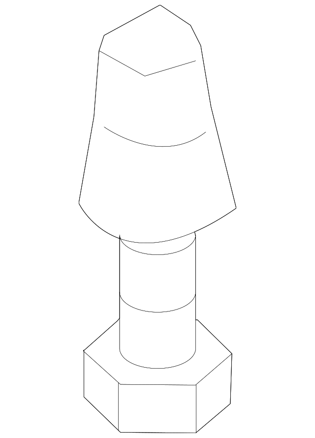 Rocker Molding Rivet 3C0-853-934 - View 12