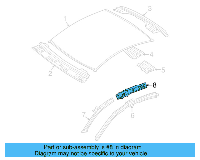 Rail Reinforced 3C8-810-348-B