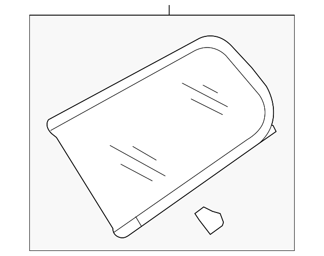 Quarter Glass 3C9-845-297-AK-VNH