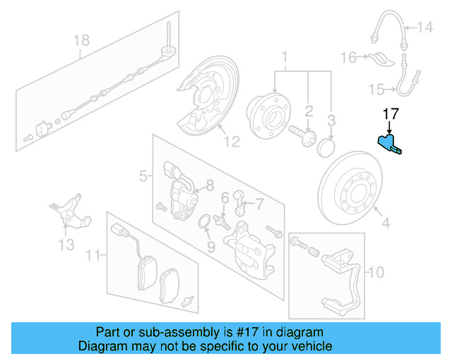 ABS Wheel Speed Sensor WHT-003-859-B
