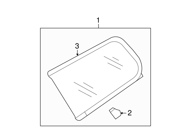 Glass Molding 3C9-853-346-7Z7