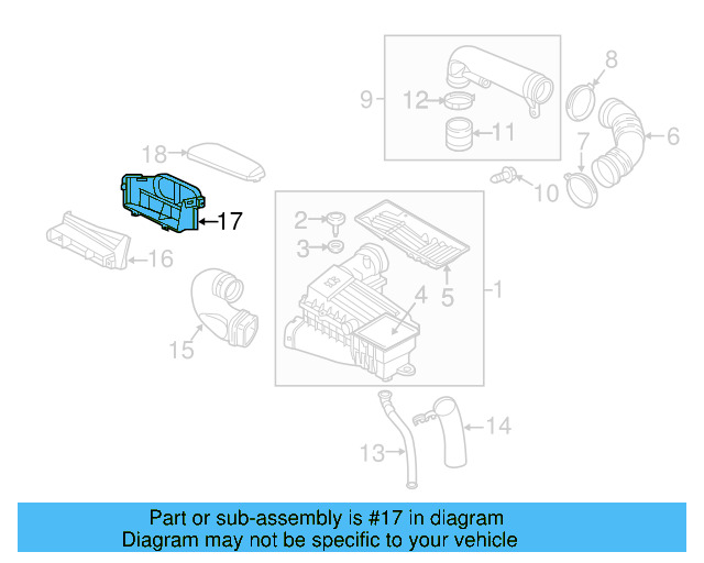 Inlet Connector 1K0-805-962-G-9B9 - View 10