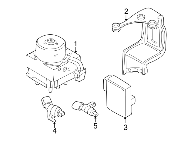Bracket 1J0-614-335 - View 5
