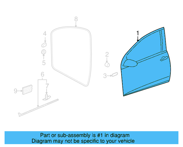 Door Shell 5K3-831-056-K