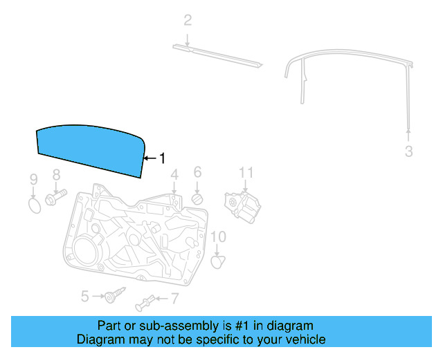 Door Glass 5K4-845-201-B