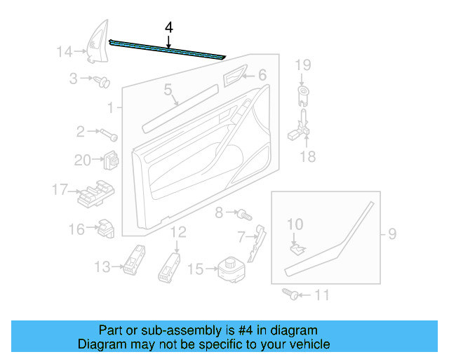Belt Weather 5K4-837-477-D-5AP - View 4
